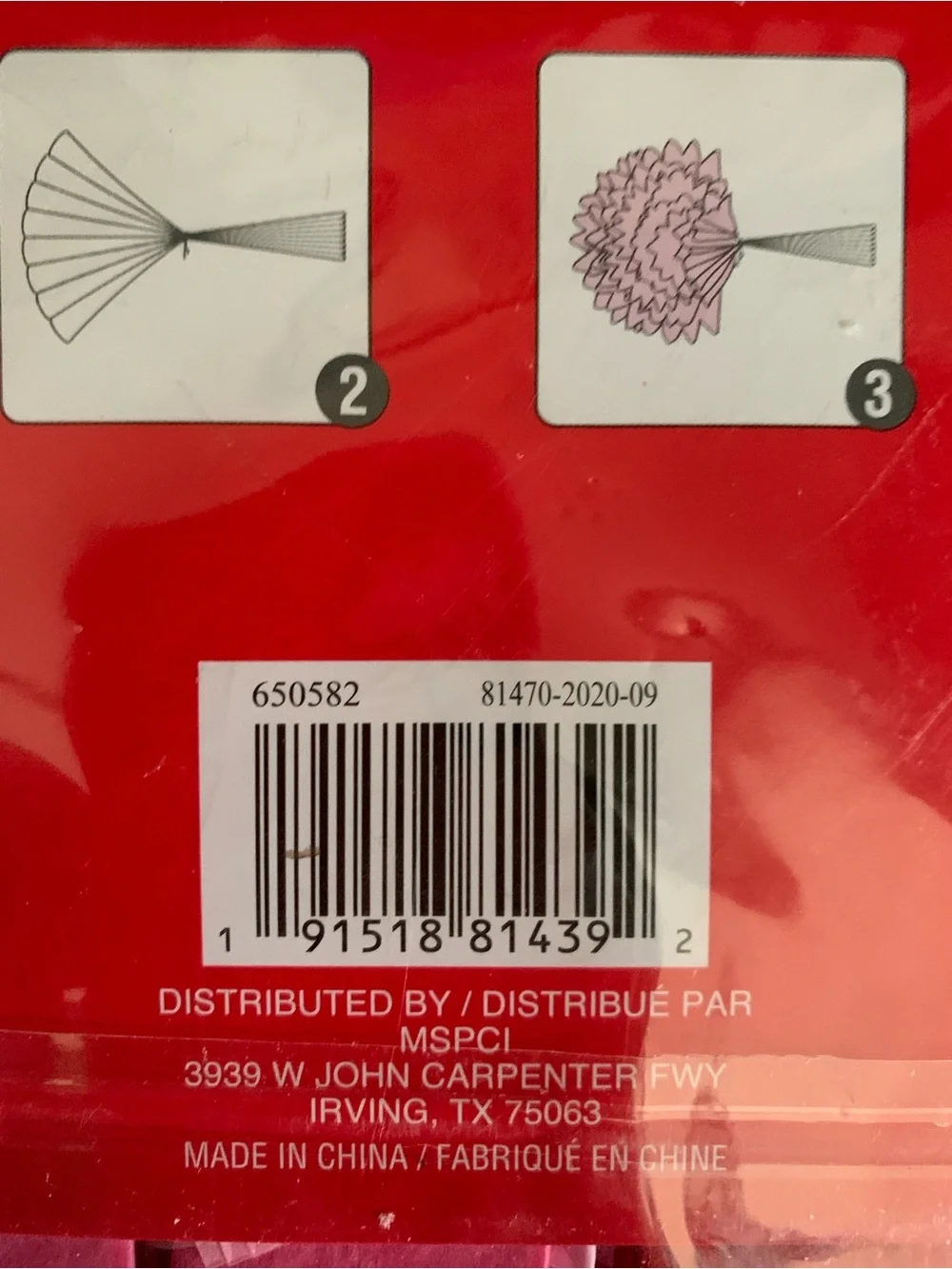 Valentine's Day Pink & Red Paper Flower and Heart Party Decorations
